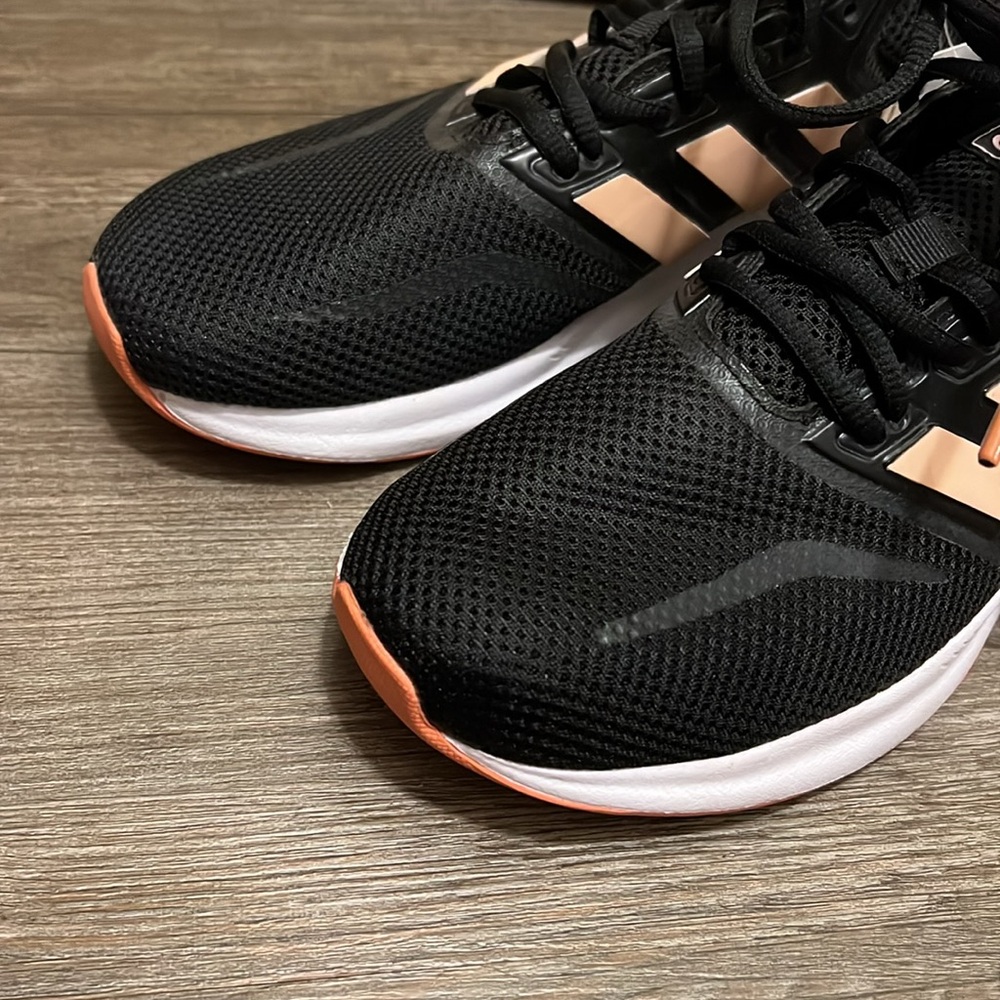 New Adidas Runfalcon EE6932 Black Pink Running Shoes Lace Up Low Top Women - Picture 11 of 11